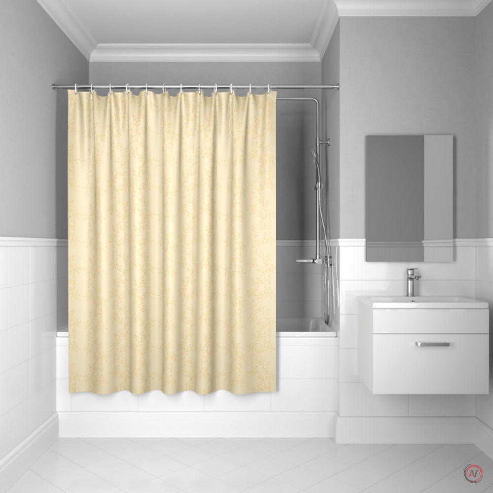 Штора для ванной комнаты, 200*180см, полиэстер, B50P218i11, IDDIS