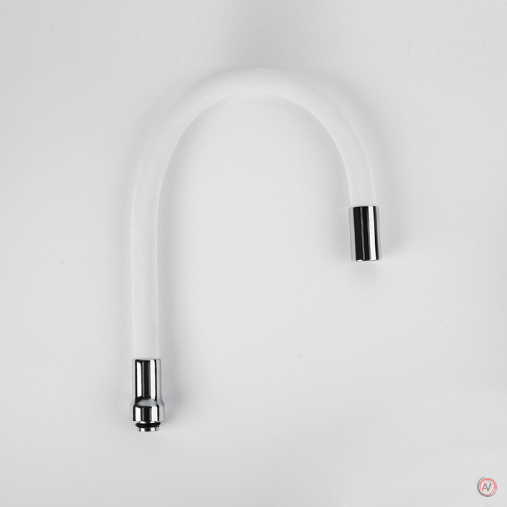 Излив для кухни, силикон, 500 мм, гибкий, белый, IDDIS, 995FB50W5SM