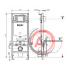 Комплект 2 в 1: инсталляция и клавиша смыва, черн., Optima Home, IDDIS, OPH00MBi32K