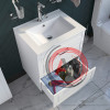 Тумба напольная, 60 см, белая, Oxford, IDDIS, OXF60W0i95