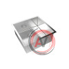 Мойка для подстольного монтажа, Edifice, IDDIS, EDI44S0i77