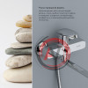 Смеситель для ванны с длинным изливом, Stone, IDDIS, STOSB00i10WA