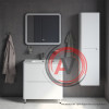 Тумба напольная, белая, 80 см, Edifice, IDDIS, EDI80WFi95. Подходит ум. 0108000i28
