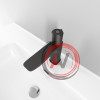 Смеситель для умывальника с инновационным управлением Push Control, графит, Slide, IDDIS, SLIGMBTi01