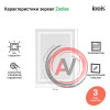Зеркало с подсветкой и термообогревом, 50 см, Zodiac, IDDIS, ZOD50T0i98