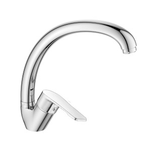 Смеситель DECOROOM DR23021 одноручный  для кухни с высоким поворотным изливом