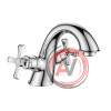 Смеситель DECOROOM DR52011 двуручный для умывальника монолитный