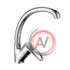 Смеситель DECOROOM DR70021 одноручный для кухни с высоким поворотным изливом
