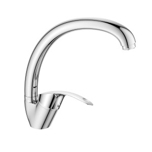 Смеситель DECOROOM DR71021 одноручный  для кухни с высоким поворотным изливом