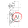 Смеситель DECOROOM DR71055 одноручный для душа
