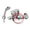 Смеситель DECOROOM DR72036 одноручный для ванны с коротким изливом