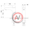 Смеситель Lemark Point LM0306C для раковины