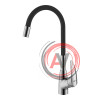 Смеситель Lemark Linara LM0415C-Black для кухни с гибким изливом