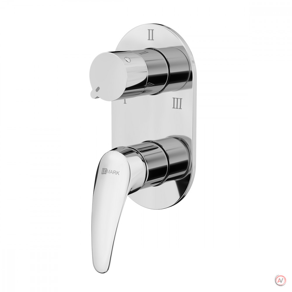 Смеситель Lemark Linara LM0428C для ванны и душа, встраиваемый