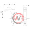 Смеситель Lemark Evitta LM0506C для раковины