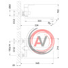 Смеситель Lemark Aura LM0651C универсальный