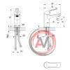 Смеситель Lemark Plus Advance LM1231C для раковины