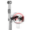 Смеситель Lemark Plus Grace LM1519C с гигиеническим душем, встраиваемый