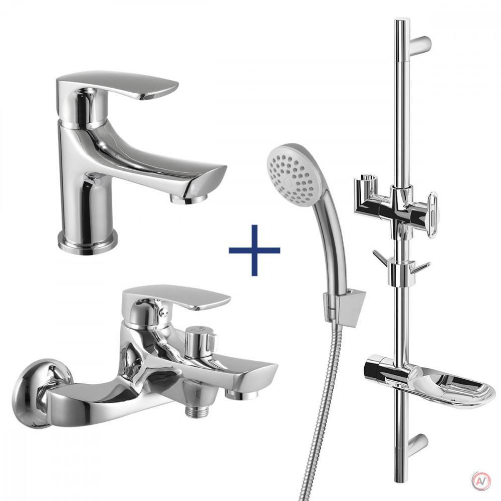 Комплект смесителей Lemark Plus Shape LM1780C '3 в 1''