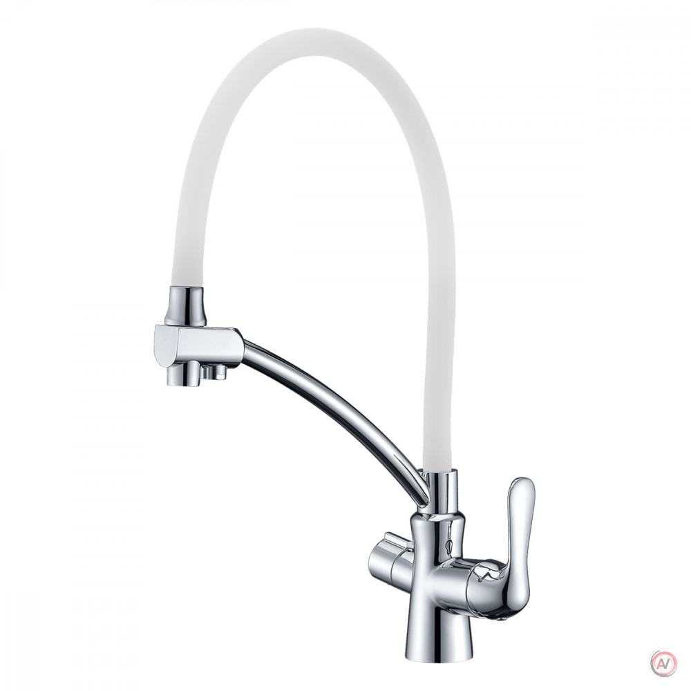 Смеситель Lemark Comfort LM3070C-White для кухни с подключением к фильтру с питьевой водой