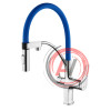 Смеситель Lemark Comfort LM3074C-Blue для кухни с подключением к фильтру с питьевой водой
