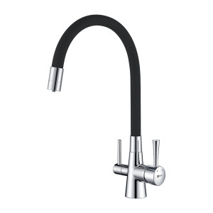 Смеситель Lemark Comfort LM3075C для кухни с гибким изливом, с подключением к фильтру с питьевой водой