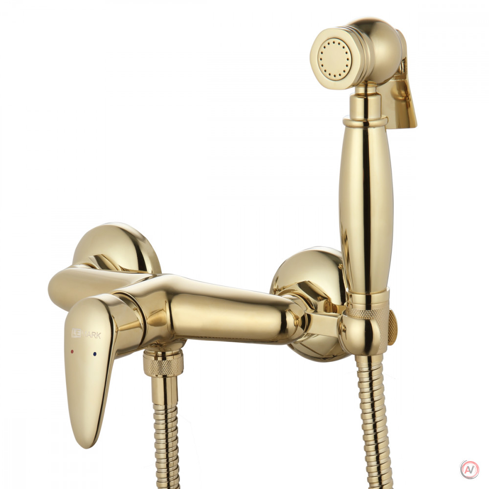 Смеситель Lemark Pramen LM3318G с гигиеническим душем