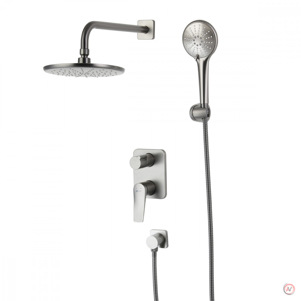 Смеситель Lemark Bronx LM3729GM для душа, встраиваемый