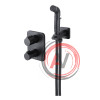 Смеситель Lemark Bronx LM3740BL с гигиеническим душем термостатический, встраиваемый