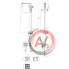Смеситель Lemark Bronx LM3744MW для ванны напольный