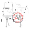 Смеситель Lemark Shift LM4346C для раковины