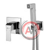 Смеситель Lemark Unit LM4519C с гигиеническим душем, встраиваемый