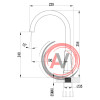 Смеситель Lemark Unit LM4555C для кухни