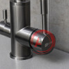 Смеситель Lemark Expert LM5061GMN для кухни с подключением к фильтру с питьевой водой