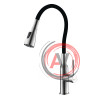 Смеситель Lemark Expert LM5082S-Black для кухни с гибким изливом