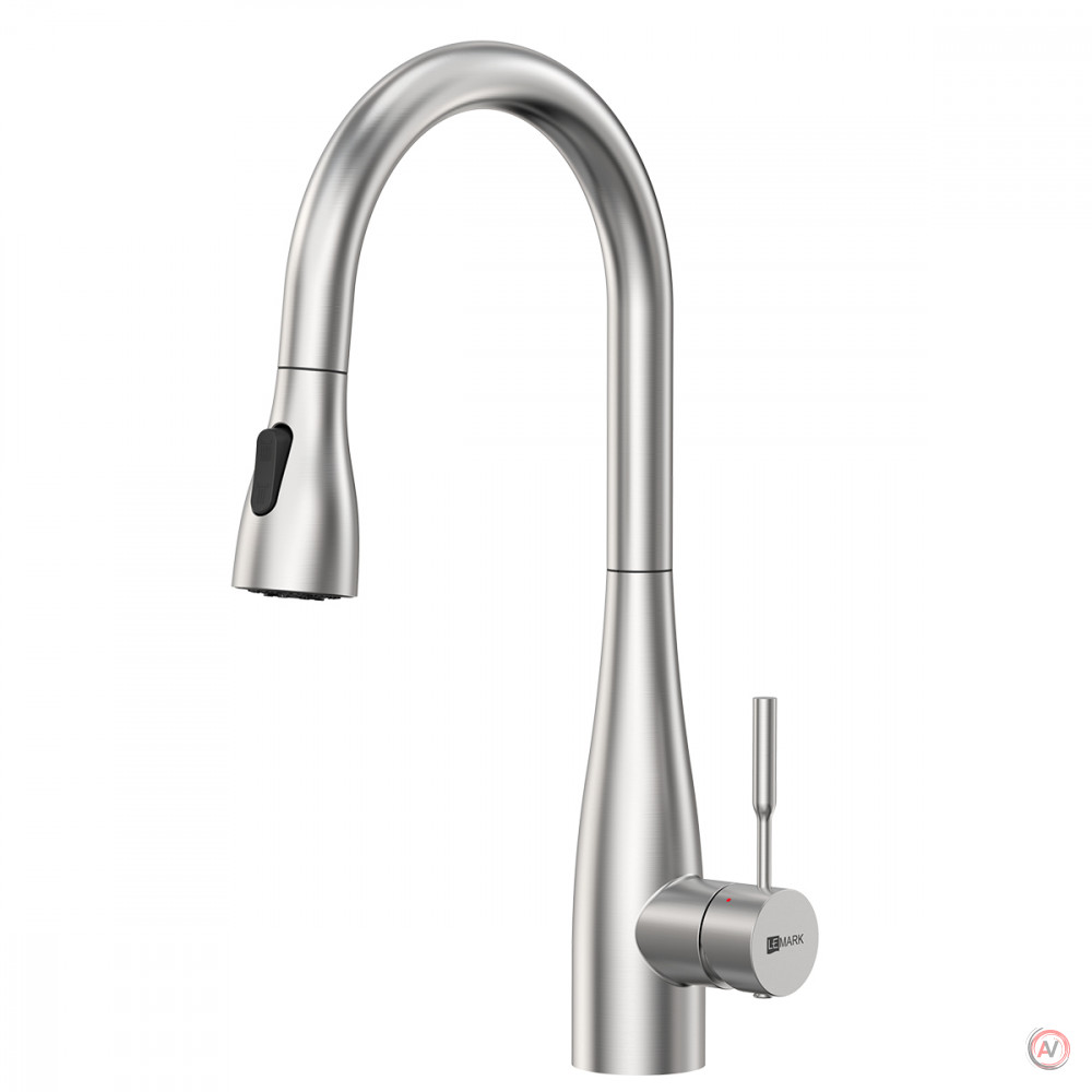 Смеситель Lemark Expert LM5084S для кухни с выдвижным поворотным изливом