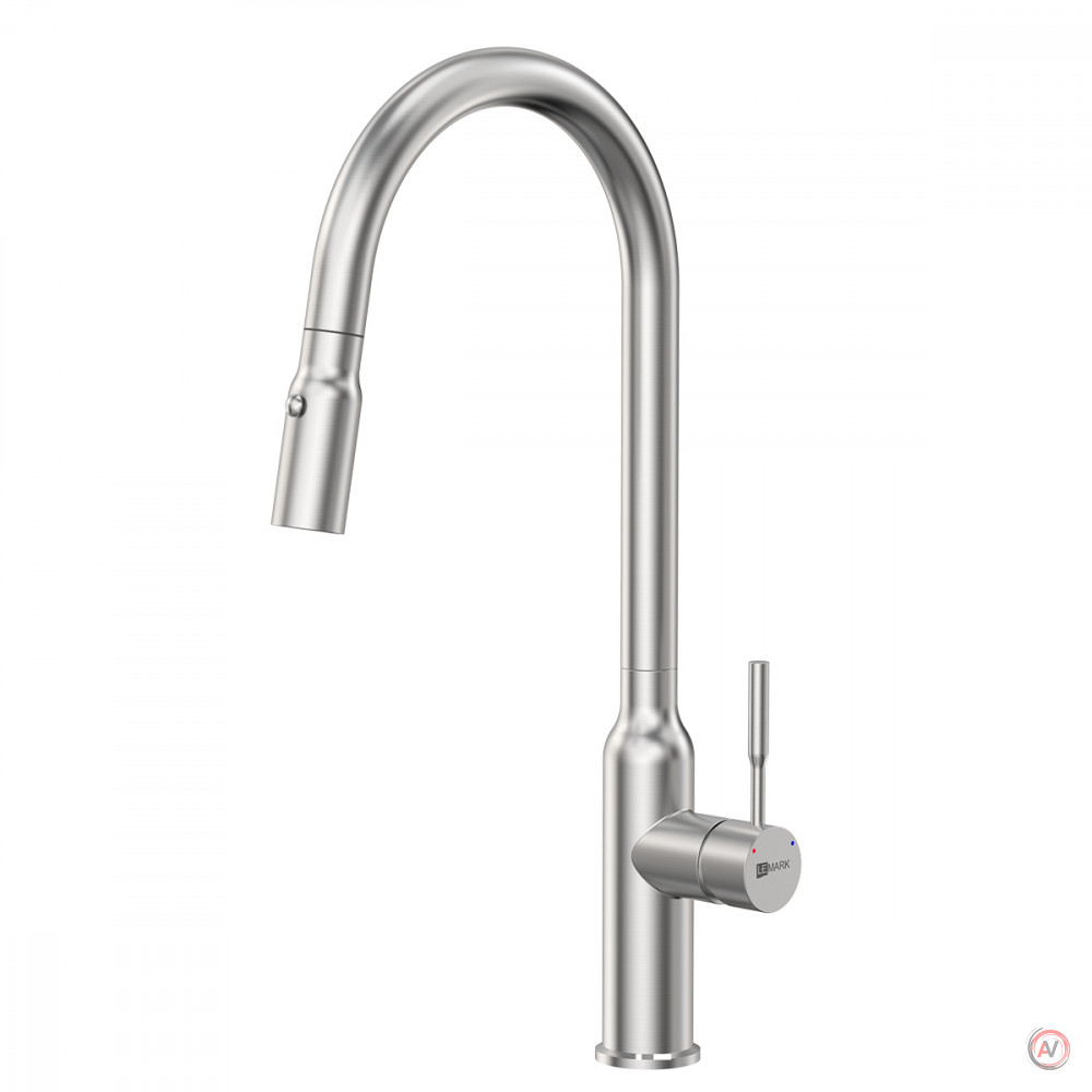 Смеситель Lemark Expert LM5086S для кухни с вытягивающимся поворотным изливом
