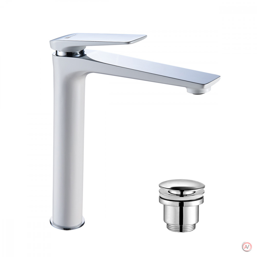 Смеситель Lemark Allegro LM5909CW для раковины, монолитный