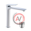 Смеситель Lemark Allegro LM5909CW для раковины, монолитный