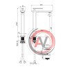 Смеситель Lemark Mista LM6409WG для раковины