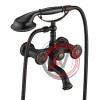 Смеситель Lemark Jasmine LM6614ORB для ванны