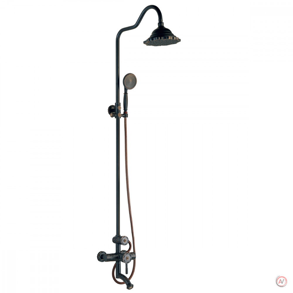 Смеситель Lemark Jasmine LM6662ORB для ванны и душа