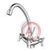 Смеситель Lemark Contour LM7404C для кухни