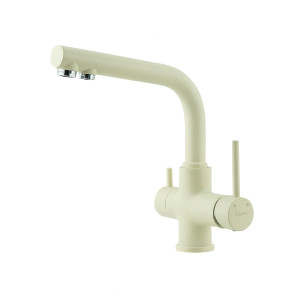Смеситель для кухни Lemark COMFORT LM3061 с подключением к фильтру питьевой воды, цвет: шампань