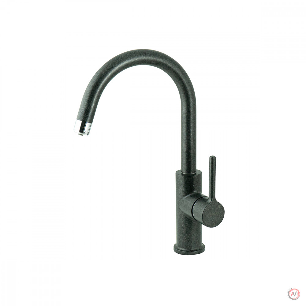 Смеситель для кухни Lemark COMFORT LM3073 с подключением к фильтру питьевой воды, цвет: антрацит