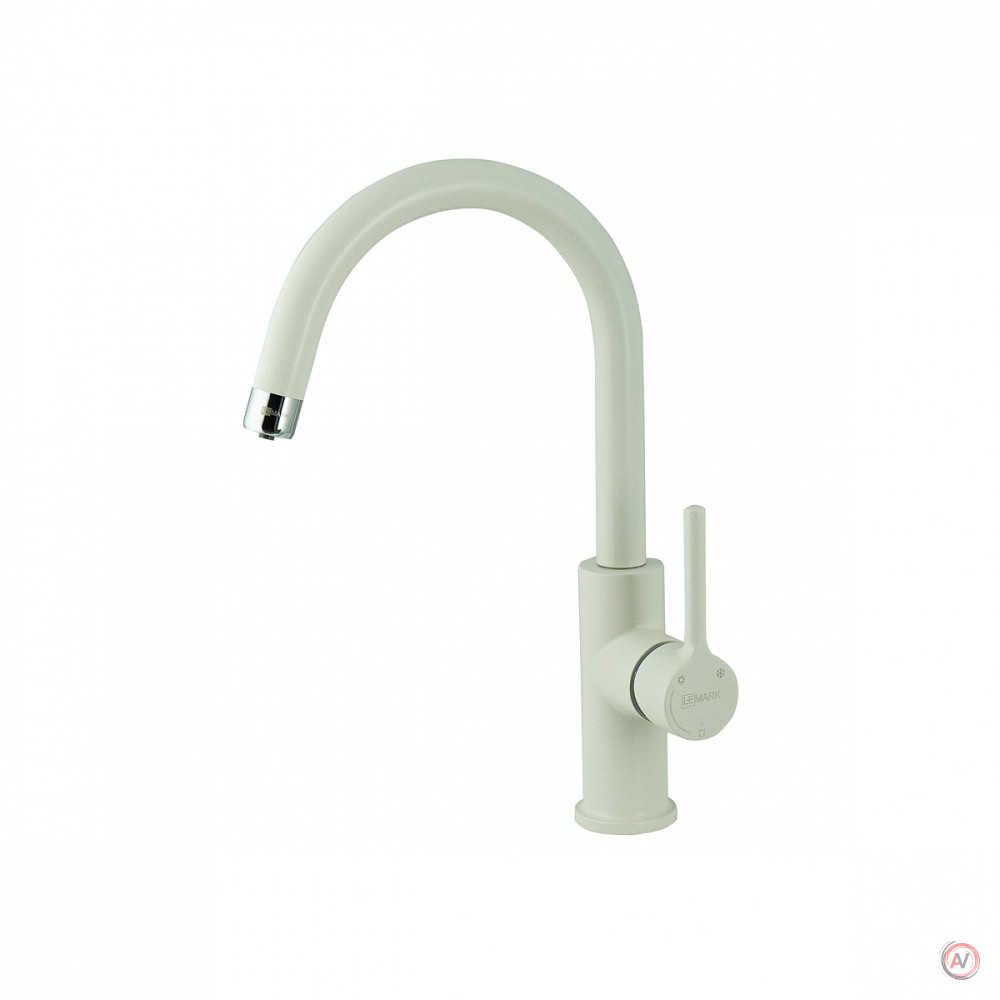 Смеситель для кухни Lemark COMFORT LM3073 с подключением к фильтру питьевой воды, цвет: жасмин