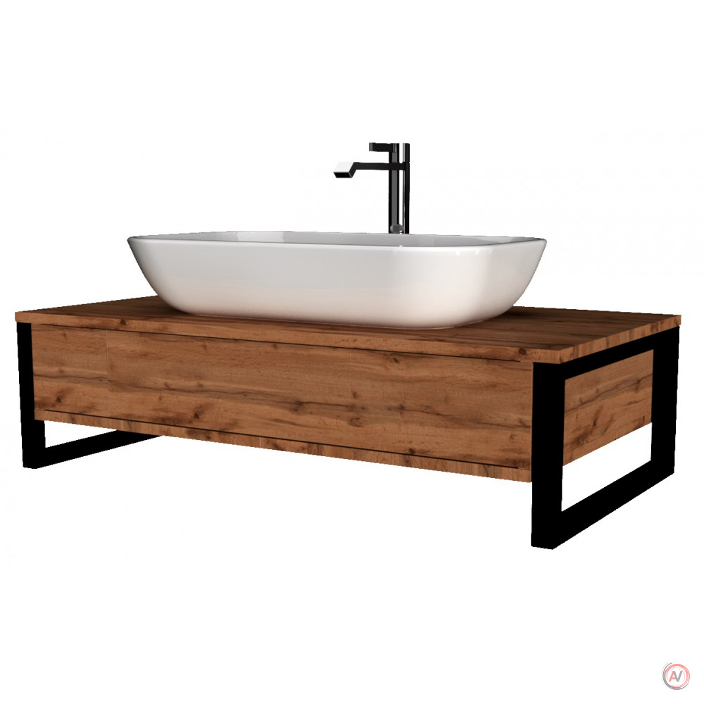 тумба GRUNGE LOFT 80П 1в.я Дуб Вотан без умывальника