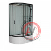 Душевая кабина Frank F412/2R Black