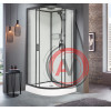 Душевая кабина Frank F410 Black 110х110х200 см