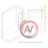 Шторка на ванну RGW SC-056